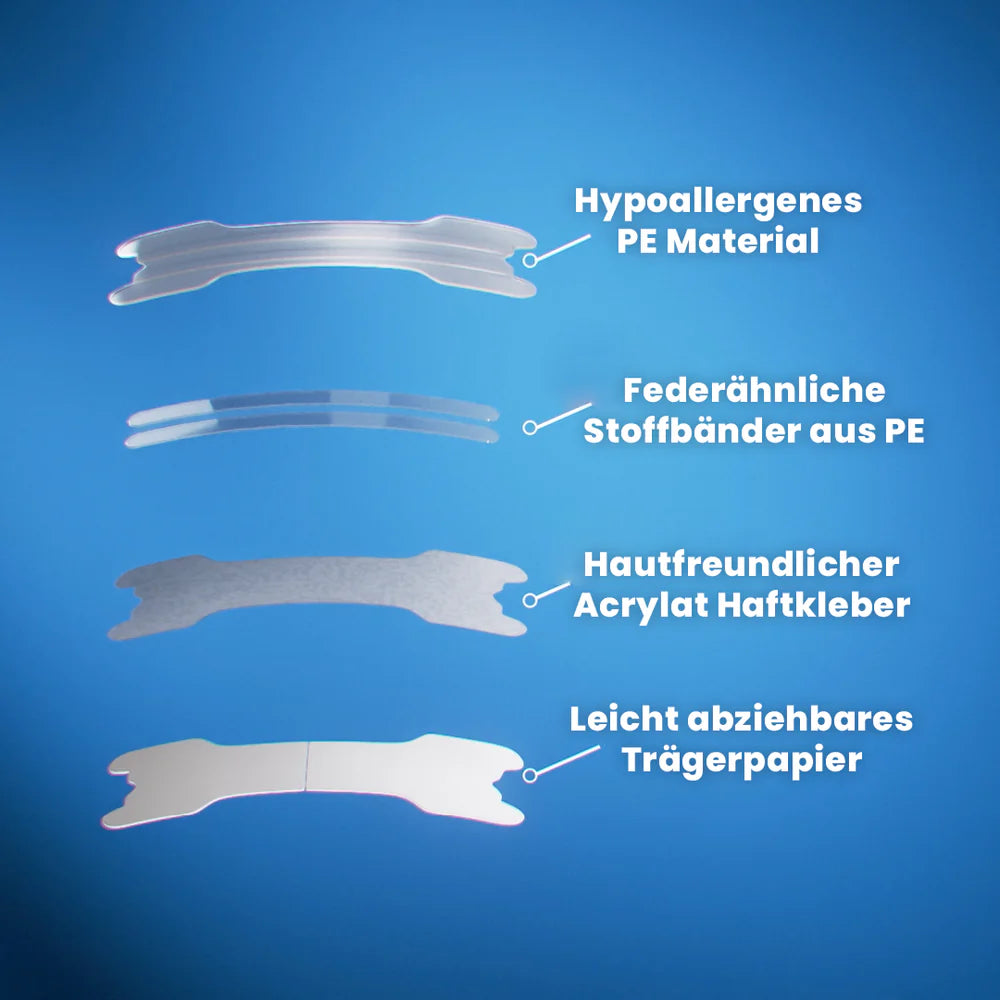 50x Transparente Nasenstrips